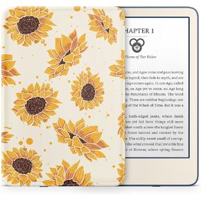 Tacky Design Sunflower Skin for Kindle Skin Decal, Yellow Skin for Kindle Stickers, Premium Vinyl 3M Full Wrap for Kindle Cover, and for Kindle Wrap Skin for (Kindle (11th Gen, 2022))