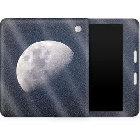 Glossy Glitter Tablet Skin Compatible with Kobo Libra 2 (2023) - Moon - Premium 3M Vinyl Protective Wrap Decal Cover - Easy to Apply | Crafted in The USA by MightySkins