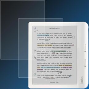 Anti-Glare (Matte) Screen Protector Designed for 7'' Kobo Libra Colour/Libra 2/Libra H2O Anti Reflective Anti Fingerprint Matte Skin PET Film (Nano Matte Anti Burst Soft Film)