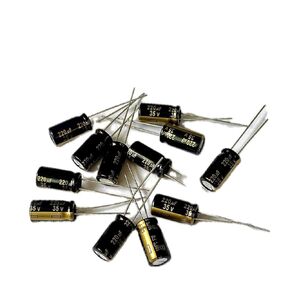 Replacement for 12PCS 220uF 35V Panasonic FM Ultra Low ESR,105 Degree High Temperature Resistant Series Audio Grade Capacitor 8x15 mm for High-end Audio