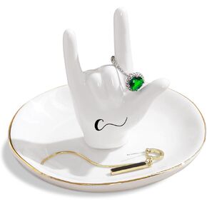 PUDDING CABIN Cactus Ring Holder for Jewelry Green Aesthetic Decor, Cactus Gifts for Women Mom Her Girls Friends Sister Birthday Wedding Mothers Day Christmas Gifts