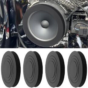 4PCS 3in1 Car Speakers Foam with Self Adhesive,Multi-Size 6" 6.5" 6.75" Ring Speaker for Car Door Speakers Enhance Sound Clearer,Universal Bass Blockers for 6.5 Speakers 360° Surround
