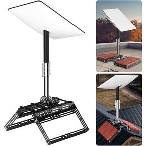 Starlink Gen 2 Roof Ridge Mount, 8 Piece Bricks Starlink Mounting Kit with Tilt Angle Adjustable Gen 2 Pipe Adapter, Starlink Internet Kit Satellite Pole Mount for Starlink Standard Actuated Dish