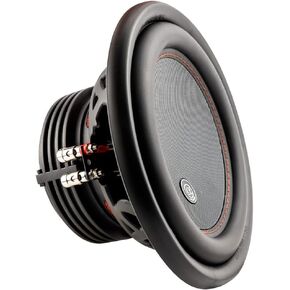 Alphasonik NSW412 Neuron 400 Series 12" 1500 Watts Max / 500 Watts RMS Dual 4 Ohm Car Subwoofer w/High Grade Magnet Non Pressed Paper Carbon Stitched Cone Cooling Rings System Speaker Bass Sub Woofer