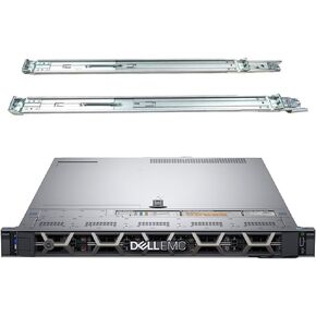 خادم Dell PowerEdge R640 1U Rack Server، Dual Xeon 6130 2.10 جيجا هرتز، ذاكرة DDR4 سعة 256 جيجابايت، وحدة تخزين SSD للمؤسسات سعة 7.68 تيرابايت، RAID، طاقة مزدوجة، iDRAC، مجموعة السكك الحديدية (متجددة)