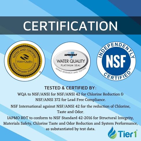 Tier1 5231JA2006A Refrigerator Water Filter 3-pk | Replacement for LG LT600P, 5231JA2006B, Kenmore 46-9990, 9990, 469990, 5231JA2006F, 5231JA2005A, Fridge Filter in Kuwait