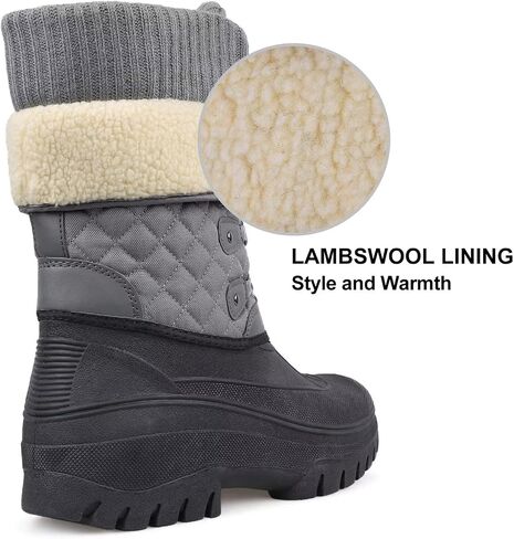 Women's Snow Boots Waterproof Warm Winter Boots Insulation Fashion Anti-Slip Ladies Boots in Saudi Arabia