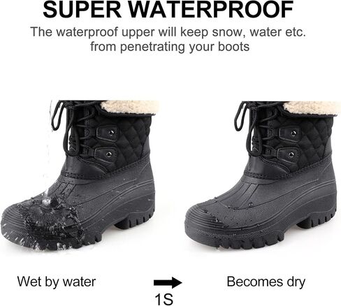 Women's Snow Boots Waterproof Warm Winter Boots Insulation Fashion Anti-Slip Ladies Boots in Saudi Arabia