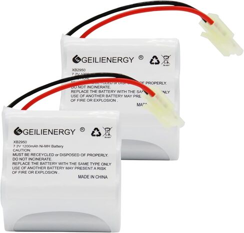 GLEPOWEER 7.2V 1200mAh Battery Compatible with Shark XB2950 V2950 V2950A V2945Z V2945 Floor & Carpet Sweeper in Kuwait