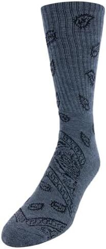 CTM® Men's Asombroso Bandana Socks (1 Pair) in Kuwait