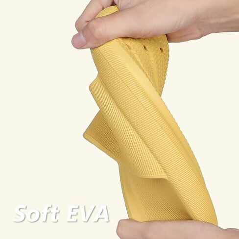 Menore Slippers for Women and Men Quick Drying, Parent-Child EVA Open Toe Soft Slippers, Non-Slip Soft Shower Spa Bath Pool Gym Beach House Sandals for Indoor & Outdoor in Saudi Arabia