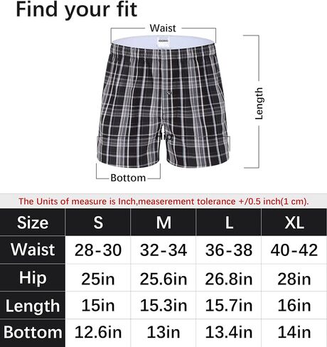 IDORIC Men's Boxer Short - Boxers for Men Soft Cotton Comfortable Casual Breathable Quality Shorts 5-Pack in Kuwait