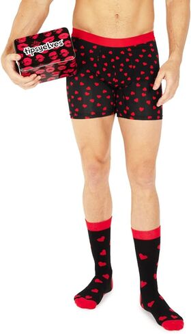 Tipsy Elves Men's Boxer Briefs and Socks Valentine's Day Gift Set in Saudi Arabia