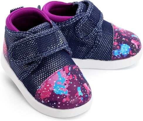 ikiki Sneaks Shoes for Toddlers and Little Kids. Roomy fit Sneakers - Note: Non Squeaking - Vegan Leather Toe and Heel in Kuwait