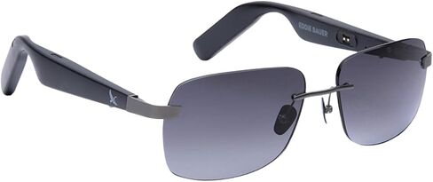 نظارات Eddie Bauer الذكية للرجال نظارات بلوتوث ذكية مع عدسات مستقطبة UV400 ومكبرات صوت مفتوحة للأذن وميكروفون Horizon (قياسي) in Saudi Arabia