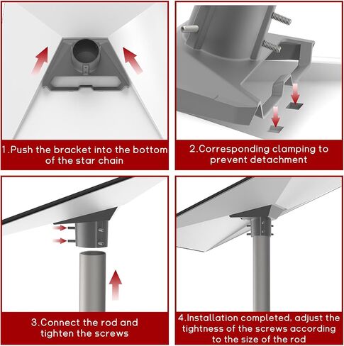 Starlink Gen 3 Pipe Adapter,Starlink Pole Mount,Starlink Mounting Kit,Starlink V3 Mount Plate Roof Mount for Starlink Standard Dish,Starlink Internet Satellite Kit Accessories,Easy to Install in Saudi Arabia