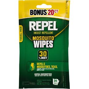 صد مناديل طاردة للحشرات والبعوض، 30% ديت، 20 قيراط in Kuwait