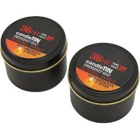 Outdoor Emergency Candle, 2 Pcs Survival Candle Long Lasting Bright 3 Wick Scented Candle for Home for Camping
