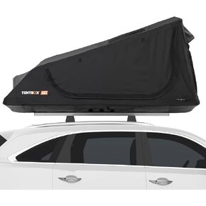GO - Super Light Car Roof Top Tent - TentBox Car Roof Tent - Four Season Car Camping - Tent Box Roof Tent FITS Most Cars - Premium Lightweight Design, 60 Seconds Set-Up