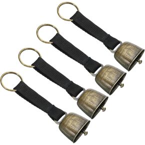 PATIKIL Dog Bells for Training,Metal and Polyester Dog Doorbell, Bell for Dogs to Ring to Go Outside, Leather Strap