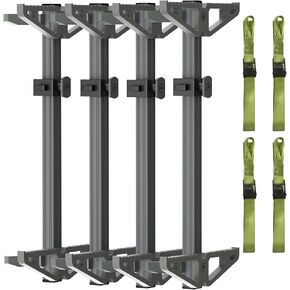 Tomaki Climbing Sticks, Non-Slip Tree Step Tree Climbing Sticks for Hunting, Lightweight Aluminum Hunting Climbing Steps, Climbing Stick for Tree Stand-4 Packs