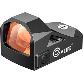 CVLIFE WolfProwl S03 Motion Awake Rot Dot Sight, Shockproof and Waterproof, 2MOA Red Dot Reflex Sight, Compact Optic with Adapter Plate for MOS & 21mm Picatinny Base.