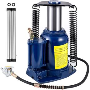 VEVOR Pneumatic Bottle Jack 50T Hydraulic Car Jack Lift Range 27-43cm Air Transmission Jack 110231lbs for Heavy Duty Vehicles