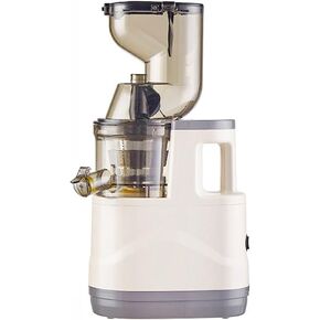 Masticating Juicer, Slow Cold Press Juicer with Larger Feed Chute, Pure Juicer Machines for Vegetables & Fruits, Easy to Clean with Brush