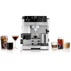 Ninja Espresso Machine, Luxe Café Premier Series, Drip Coffee Maker and Rapid Cold Brew, Integrated Grinder, Assisted Tamper, Hands-Free Frother, for Cappuccinos and Lattes, Dairy or Non-Dairy, ES601