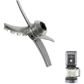 Luxury Ice Cream Maker Stainless Steel Replacement Blades, Compatible with NC501, CN501CO, NC500C, NC501C, NC501 Series, Ice Cream Maker Accessories Blade Assembly (Silver)