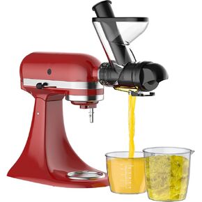 Masticating Juicer Attachment for KitchenAid Stand Mixer, Masticating Juicer, Slow Juicer Attachment for KitchenAid All Models Stand Mixers for Vegestables and Fruits By Hozodo