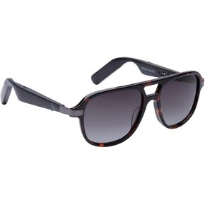 Eddie Bauer Smart Glasses for Men Bluetooth Smart Glasses with UV400 Polarized Lenses, Open Ear Speakers & Microphone Horizon (Standard)