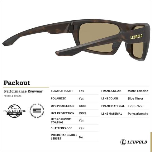 Leupold Packout Performance Eyewear Sunglasses with Polarized Lenses in Kuwait