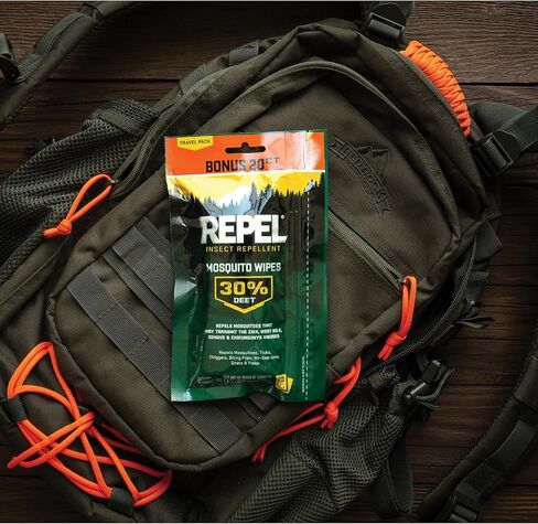 صد مناديل طاردة للحشرات والبعوض، 30% ديت، 20 قيراط in Kuwait