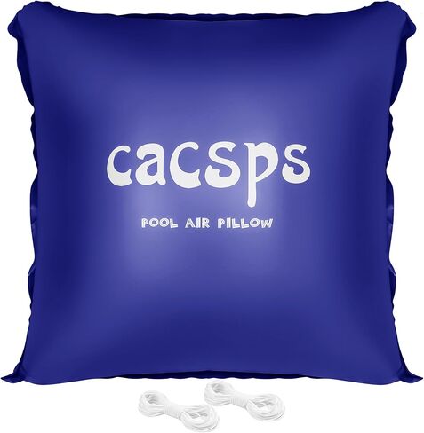 Pool Pillow for for Above Ground Pools, 8x8 Ft Pool Air Pillow for Closing Winter Pool Winterizing Kit for Ground Pool, 0.5mm PVC Material, 2X 16.5Ft Rope (Blue) in Saudi Arabia