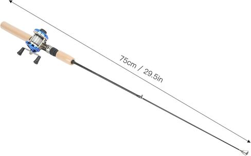 الجليد الصيد رود المحمولة الجليد الصيد رود عدة الشتاء الصيد القطب مجموعة الصيد رود مع بكرة معالجة الصيد A75l الجليد الصيد رود عدة المحمولة الشتاء الصيد القطب مجموعة معالجة الصيد in Kuwait