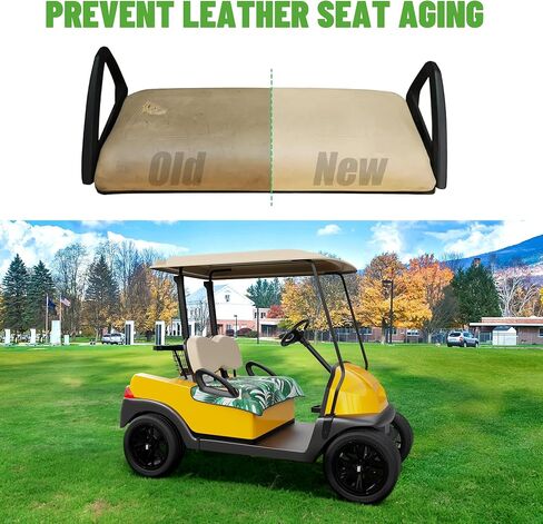 أغطية مقاعد عربة الجولف 10L0L متوافقة مع EZGO & Club Car، منشفة مقعد عربة الجولف غير قابلة للانزلاق لمقاعد 2/4 أشخاص، ملحقات عالمية لبطانية مقعد عربة الجولف (50 × 30 بوصة) in Saudi Arabia