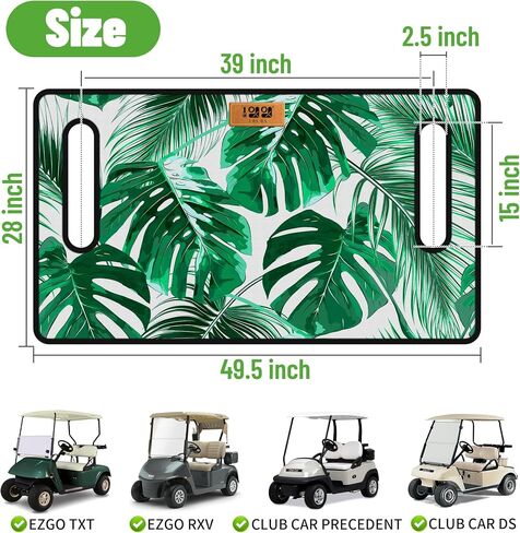 أغطية مقاعد عربة الجولف 10L0L متوافقة مع EZGO & Club Car، منشفة مقعد عربة الجولف غير قابلة للانزلاق لمقاعد 2/4 أشخاص، ملحقات عالمية لبطانية مقعد عربة الجولف (50 × 30 بوصة) in Saudi Arabia