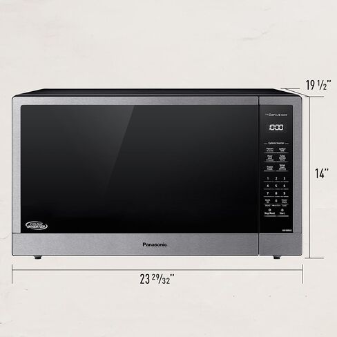 Panasonic NN-SN98JS Microwave Oven Countertop, 2.2 cft, Stainless Steel in Saudi Arabia