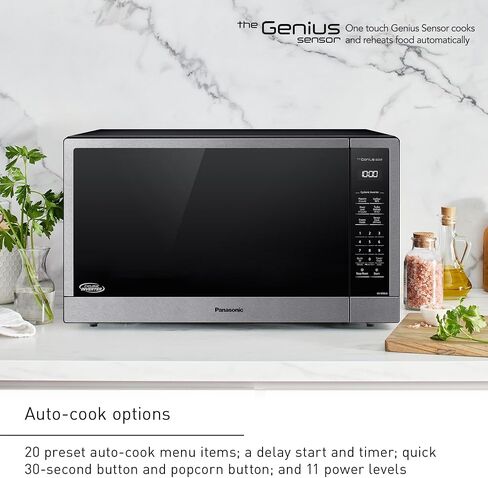 Panasonic NN-SN98JS Microwave Oven Countertop, 2.2 cft, Stainless Steel in Saudi Arabia