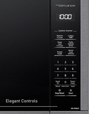 Panasonic NN-SN98JS Microwave Oven Countertop, 2.2 cft, Stainless Steel in Saudi Arabia