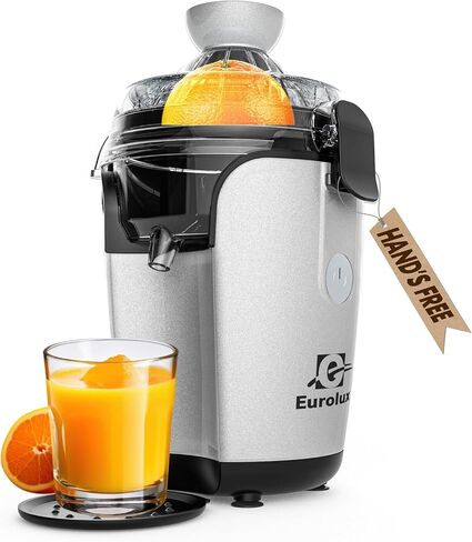 Eurolux Hands-Free Electric Citrus Juicer Machine, Orange Lime Grapefruit Lemon Squeezer, Easy to Clean. in Kuwait