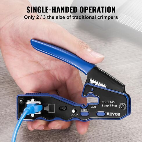 أداة تجعيد عروة كابل بطارية VEVOR، 10-1/0AWG مع قاطع كابل و95 قطعة من أطراف الحلقة النحاسية، و100 قطعة من أنابيب الانكماش الحراري و6 قوالب تجعيد بأحجام الأسلاك، لعروات الأسلاك شديدة التحمل in Saudi Arabia