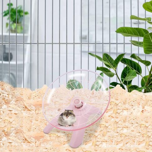 Wontee Hamster Water Bottle Water Dispenser Hamster Silent Exercise Running Wheel for Dwarf Hamsters Gerbil Mice (Pink, 80ML) in Kuwait