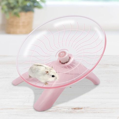Wontee Hamster Water Bottle Water Dispenser Hamster Silent Exercise Running Wheel for Dwarf Hamsters Gerbil Mice (Pink, 80ML) in Kuwait