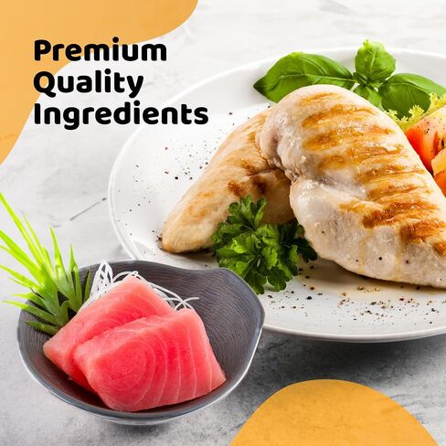 Soft Cat Treats for Indoor Cats, Healthy Kitten Snacks with Probiotics, Grain Free, Easy to Digest (Chicken and Tuna) in Saudi Arabia