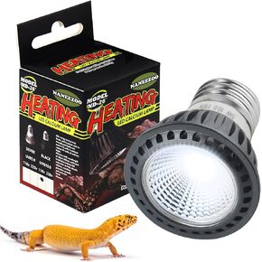 NANEEZOO UVB لمبة إضاءة الزواحف، 5 وات 10.0 مصباح LED UVB، ضوء كالسيوم LED UVB للزواحف التي تعيش في الصحراء، التنين الملتحي، الفهد أبو بريص، السحلية، السلحفاة in Kuwait