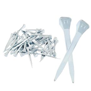 50 Pcs E3 Horseshoe Nails,45mm/1.77 inch Length Steel Horseshoe Nails Tools,Low-Carbon Steel Horse Hoof Nails for Horse Training Equestrian Sports