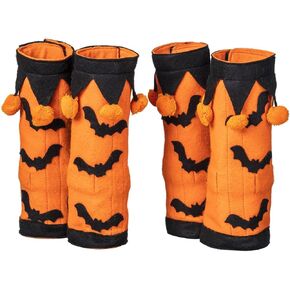 Tough 1 95-774-0-0 Halloween 4PC Leg Wrap, Orange/Black