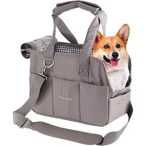 Dog Purse Carrier for Small Dogs Cat Carrier Purse for Small Dogs (6lb),Cats (8lb),for Girls Womens Shopping,Traveling,Walking with Cats Puppies Airline Approved Pet Carrying Backpack